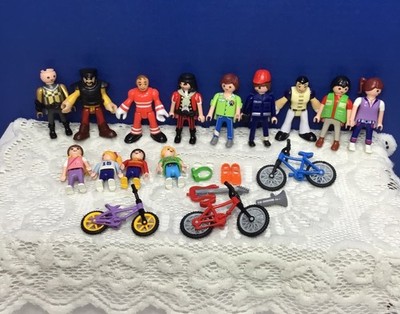 Playmobil  Figures Lot Of 13 Plus Accessories 