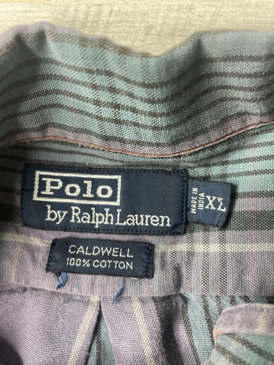トップス Polo by Ralph Lauren Caldwell Polo Ralph Lauren Caldwell Style Cotton Shirt Large | eBay
