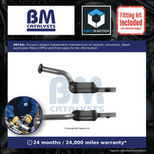 Catalytic Converter Type Approved + Fitting Kit fits RENAULT CLIO Mk3 1.2 Front