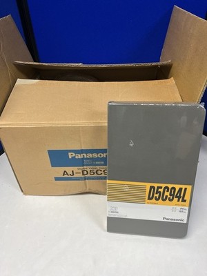 Case Lot Of 10 Panasonic D5C94L Video Tape AJ-D5C94LP XD 1/2