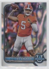 2021-22 Bowman U Chrome Prospects Lava Refractor /100 DJ Uiagalelei #2 10e2
