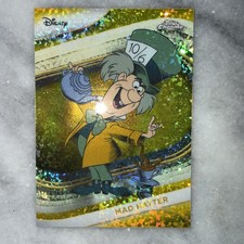 MAD HATTER 2025 Topps Chrome Disney YELLOW MINI-DIAMOND REFRACTOR #177