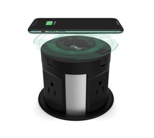 Automatic Pop Up Outlet for Countertop, Recessed Power Strip with 4 AC Outlet...