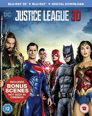 Justice League   [Blu-ray 3D + Blu-ray Digital Download] [2017] [... - DVD  RKVG