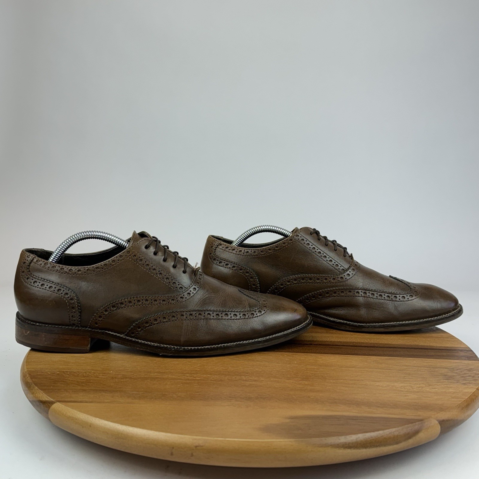 SAOLA Scarpe eleganti Oxford da uomo Cole Haan Air Williams Wing II in pelle marrone taglia 9 5 M