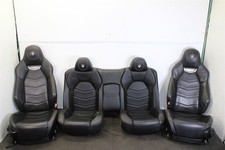 2013 Maserati Granturismo S Black Front And Rear Seat Set Factory Oem 13-19