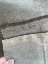 2.4 Metres Green Faux Suede Fabric Furnishings W150cm (D2