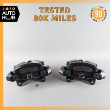 13-17 Audi B8.5 S5 S4 S-line Front Right Left Brake Caliper Cover Set Oem 80k 13-17 Audi B8.5 S5 S4 S-line Front Right Left Brake Caliper Cover Set Oem 80k