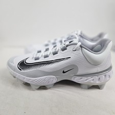 Size 9.5 - Nike Aplha Huarache Elite 4 Low MCS Baseball Cleats Men's FD6255-100