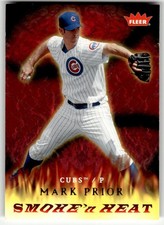 2006 Fleer Smoke 'n Heat Mark Prior #SH-9 Chicago Cubs