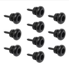 Guitar Strap Buttons End Pins Strap Locks Mushrooms Head with Mounting Screws