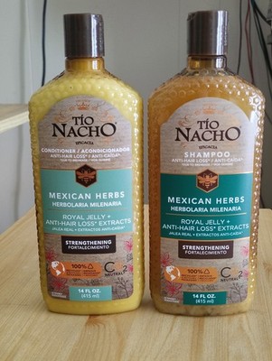 Tío Nacho Mexican Herb Strengthening Hair Shampoo and Conditioner Bundle
