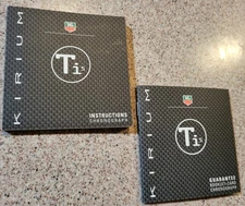 TAG Heuer Instruction Manual/Booklet For Kirium Chronograph