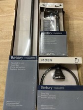 Lot Of 3 MOEN Banbury Towel Bar/Paper Holder/Towel Ring Mediterranean Bronze