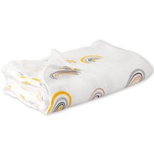 Kvoike Muslin Swaddle Blankets for Newborn, Baby Large, White