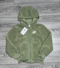 Nike Sportswear Fleece Older Kids Zip Winterized Teddy Fleece Hoodie XS Unisex