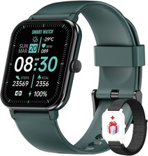 Bluetooth Smartwatch Armband Pulsuhr Blutdruck Fitness Tracker für Herren …