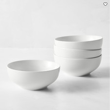 Pillivuyt Coupe Porcelain Cereal Bowls, Set of 4