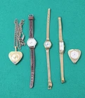 5 x Vintage Ladies Mechanical Watch Job Lot Bundle Posor Ingersoll Smiths Seiko