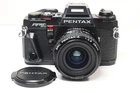 Pentax Program A Black Film Camera + SMC Pentax-A 28mm F/2.8 Lens From Japan
