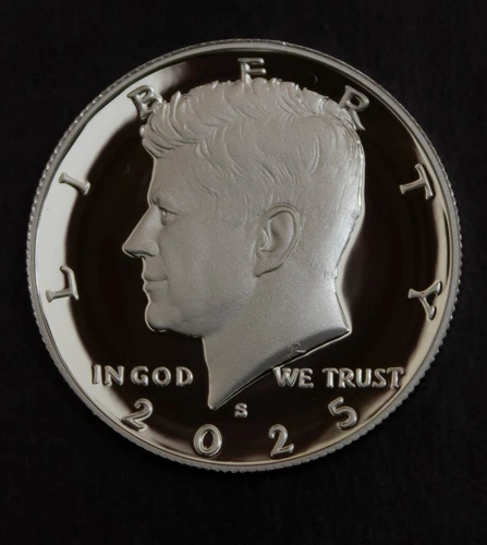 2025 S Kennedy Half Dollar Gem Silver Proof 99.9% Silver   Lot 4982