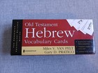 Old Testament Hebrew Vocabulary Cards Zondervan Miles V Van Pelt Gary D. Pratico