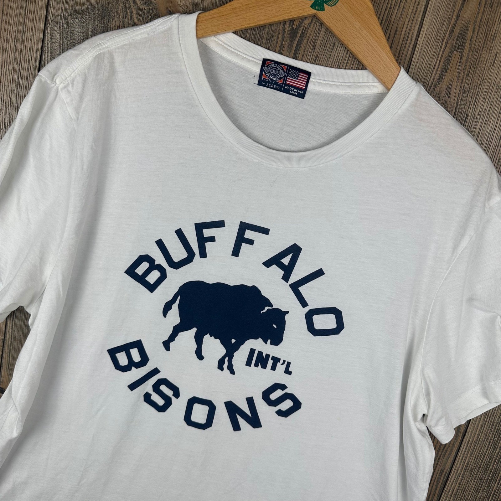 Ebbets Field Flannels Buffalo Bisons Graphic Tee … - image 2