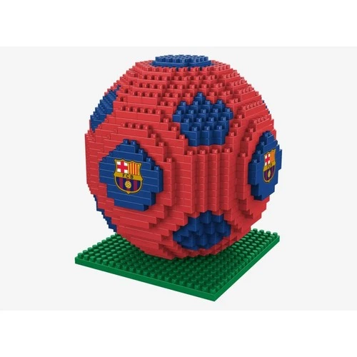 FC Barcelona  BRXLZ 3D Crest Soccer Ball Construction Kit 696 Pieces Official