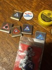 Very Nice Junk Drawer Lot Knife Boy Scout Merit Awards, Fossils, Pins Military, — photo 6