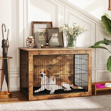 Dog Crate Furniture for Medium/Large Dogs 39" Indoor Pet House Side End Table