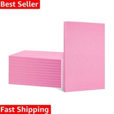 Durable 15" x 7.5" Pink Foam Boards - 12 Pcs for Sculpture  Floral Arrangements