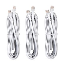 RJ12 Cable Cord RJ12 6P6C Male to Male Straight Wired for Both Data and Voice...