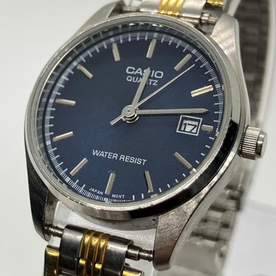 CASIO Men's Watch Quartz Navy Dial Combination Color
