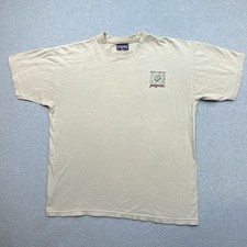 VTG Jansport Beige T-Shirt Men’s Sz XL Graphic Outdoor Made In USA Distressed