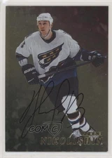 1998-99 ITG Be A Player Gold Auto Andrei Nikolishin #300 Auto 0f6