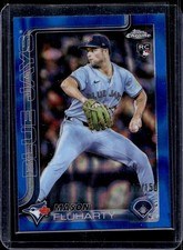 2025 Topps Chrome Mason Fluharty Blue Lava Refractors #/150