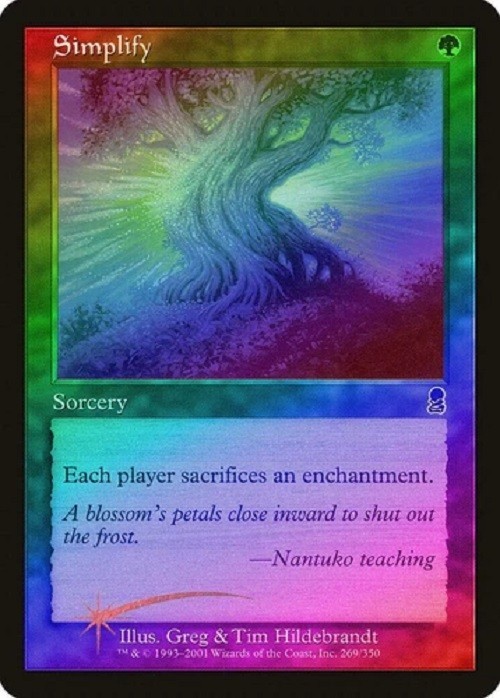 MTG Odyssey --- SIMPLIFY --- FOIL! Common! NM! Magic the Gathering!