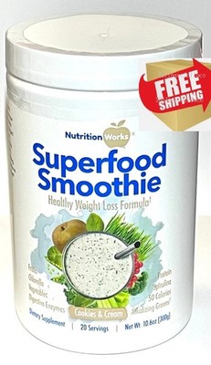 Nutrition Works Superfood Smoothie ( 20 Servings ) Healthy Weight Loss Formula