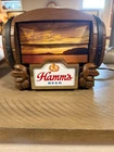 Vintage 1960s Hamm’s Beer Flipper Barrel Motion Sign Non Lighted Version Working