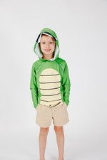 Kids Hooded Rash Guard UPF 50+ UV Sun Protect...