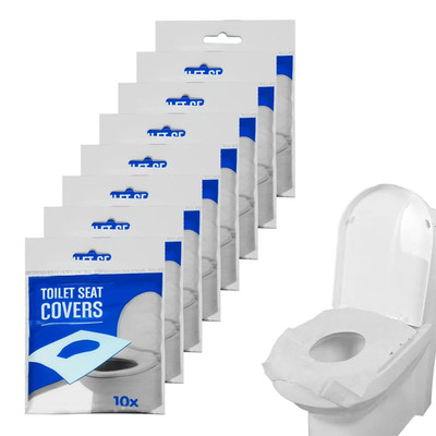 80 Protege Toilette Jetable,Protege WC Jetable,Protege Cuvette Wc Jetable,Servie