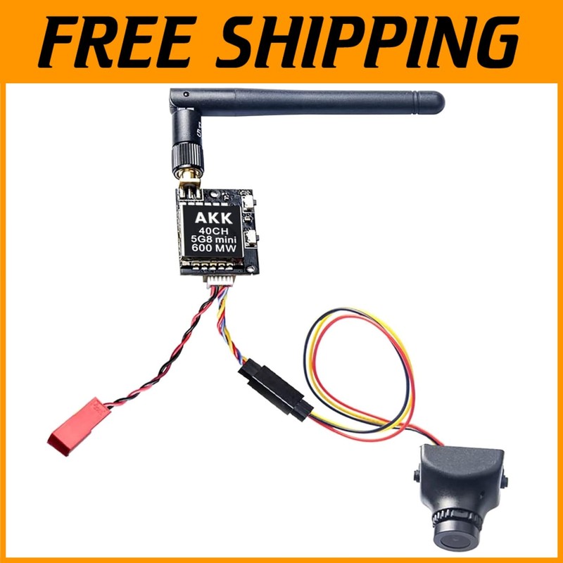 Beginner-Friendly 5.8G FPV Transmitter and 800TVL Camera - Complete Drone Kit`