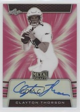 2019 Leaf Metal Draft Pink 19/20 Clayton Thorson #BA-CT1 Auto 9f5