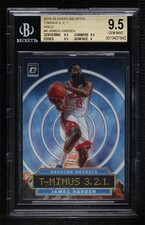 2019 Donruss Optic T-Minus 3 2 1 Holo Prizm James Harden BGS 9.5 GEM MINT 02v3