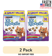 (2 pack) Purina Kit & Kaboodle Original, Indoor Dry Cat Food, Chicken, Liver,
