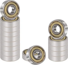 8mmX22mmX7mm 16 PCS 608ZZ Bearing Double Shielded Deep Groove Ball Bearings