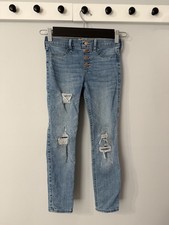 Excellent condition Abercrombie Kids High-Rise Pull on Jeggings Girls 7/8