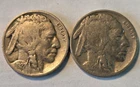 2 - 1927 + 1928   BUFFALO NICKELS , CLEAR DATES    12073