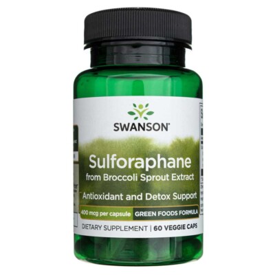 Swanson Sulforaphan 400 mcg, 60 Kapseln