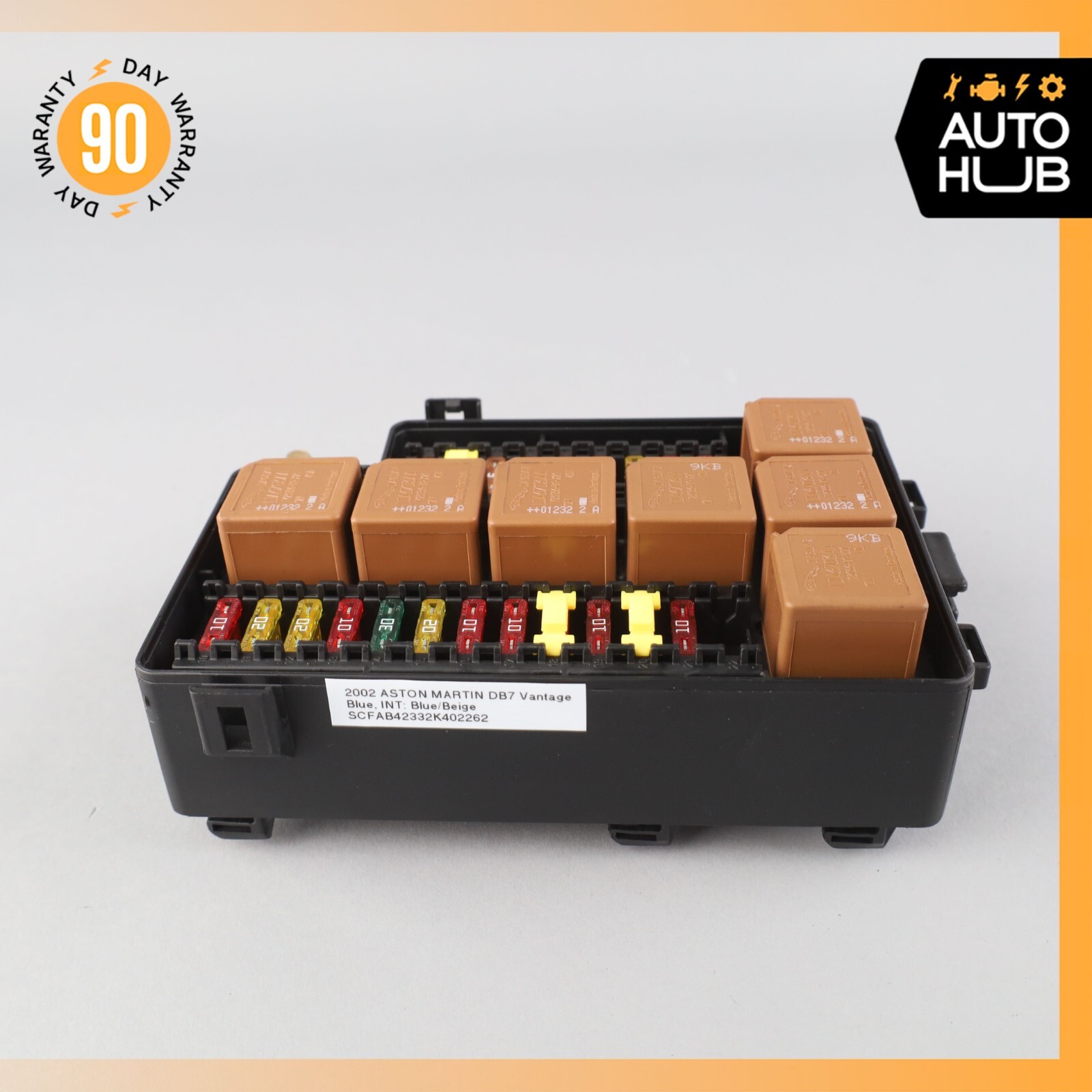 00-04 Aston Martin DB7 Vantage Rear Trunk Fuse Box Relay Junction OEM 23k MILES